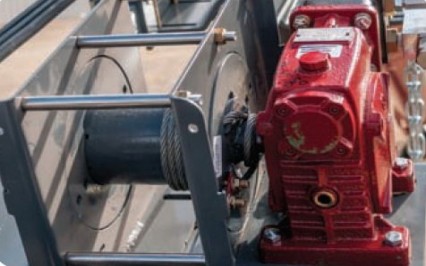 Hydraulic Worm Winch